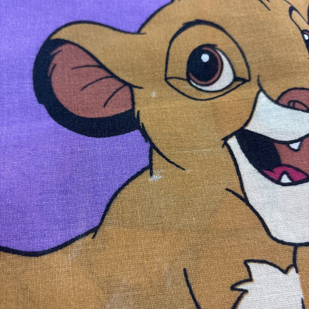 VTG Disney Lion King Pillow Case Standard 90's Simba Timon Pumba Nala USA - Picture 5 of 9